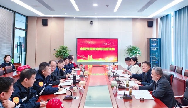 宜昌市國(guó)資委黨委書記、主任黃智華到宜化降解新材料公司開展黨支部聯(lián)系點(diǎn)工作(圖2)