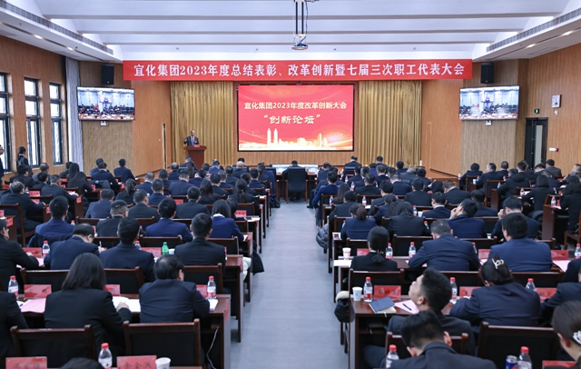 王大真總結(jié)講話 宜化集團(tuán)2023年度總結(jié)表彰、改革創(chuàng)新暨七屆三次職工代表大會勝利閉幕(圖3)